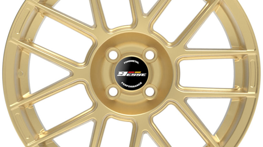 Janta aliaj FONDMETAL 9ESSE GLOSSY GOLD CB58.1 4/98 17X7 ET35