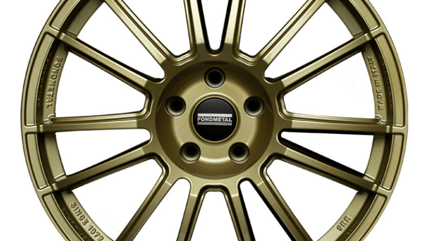 Janta aliaj FONDMETAL 9RR GLOSSY GOLD CB56.1 5/100 18X8 ET50