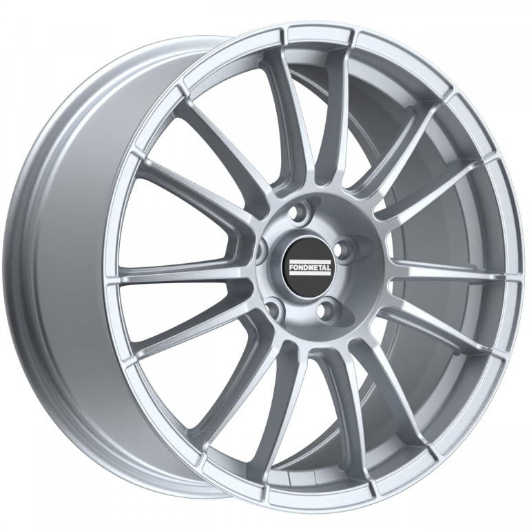 Janta aliaj FONDMETAL 9RR GLOSSY SILVER CB75+RING 5/108 17X7 ET45