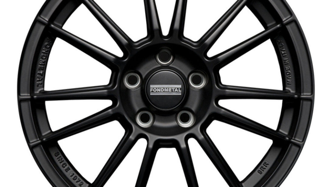 Janta aliaj FONDMETAL 9RR MATT BLACK CB65.1 5/110 18X8 ET38