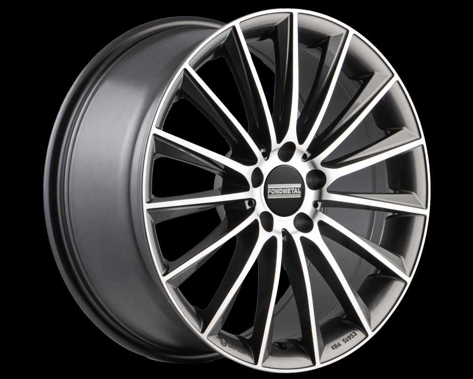 Janta aliaj FONDMETAL AIDON (FMI04) 8x19 5x112 ET38 GLOSSY TITANIUM MACHINED