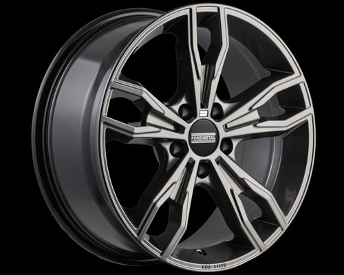 Janta aliaj FONDMETAL ALKE (FMI02) GLOSSY TITANIUM CB72.5 5/120 20X8.5 ET33