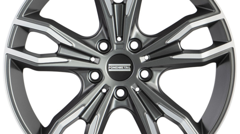 Janta aliaj FONDMETAL ALKE (FMI02) GLOSSY TITANIUM CB66.5 5/112 20X8.5 ET35