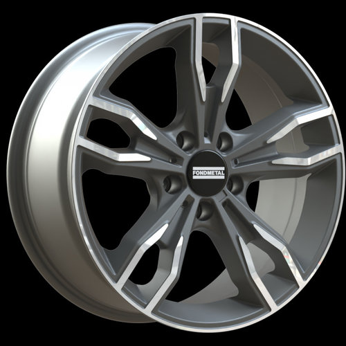 Janta aliaj FONDMETAL ALKE (FMI02) MATT TITANIUM MACHINED CB66.5 5/112 20X9.5 ET43