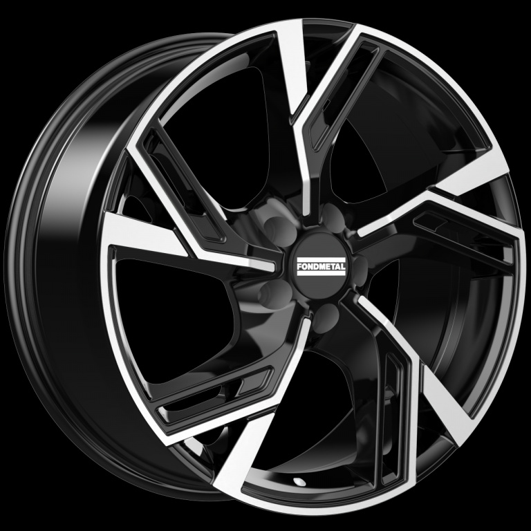 Janta aliaj FONDMETAL ATENA (FMI07) 9x21 5x112 ET50 GLOSSY BLACK MACHINED