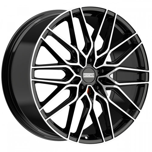 Janta aliaj FONDMETAL CRATOS (FMI09) GLOSSY BLACK MACHINED CB71.6 5/130 22X10 ET65