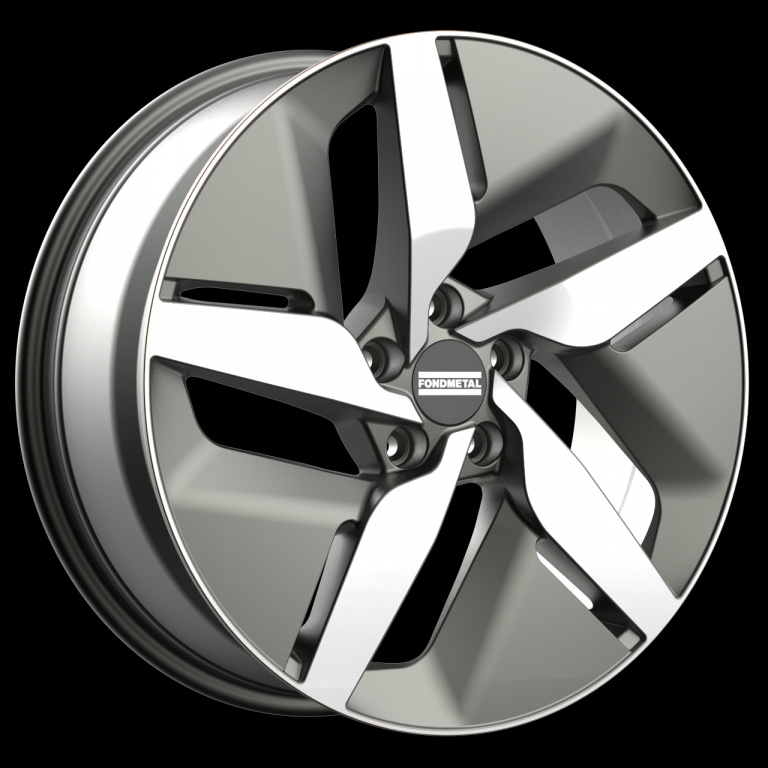 Janta aliaj FONDMETAL E-JOULE (FMI10) 8x19 5x112 ET34 GLOSSY TITANIUM MACHINED