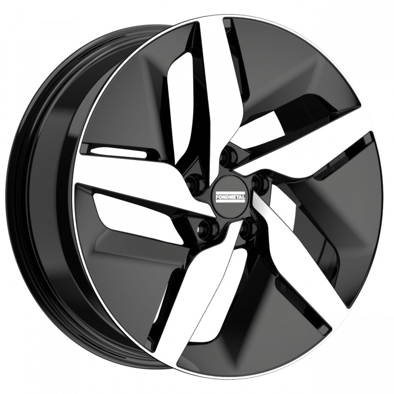 Janta aliaj FONDMETAL E-JOULE (FMI10) 8x20 5x114.3 ET49 GLOSSY BLACK MACHINED