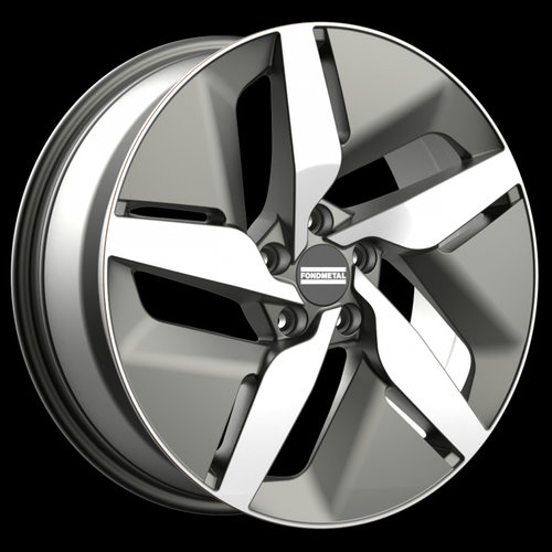 Janta aliaj FONDMETAL E-JOULE (FMI10) 9.5x20 5x114.3 ET45 GLOSSY TITANIUM MACHINED