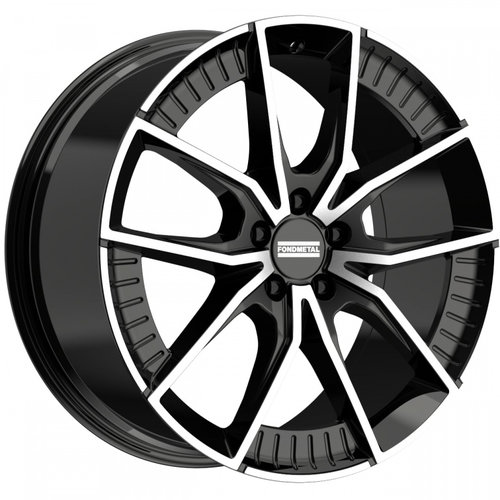 Janta aliaj FONDMETAL ELATHA (FMI11) GLOSSY BLACK MACHINED CB66.5 5/112 19X8.5 ET32