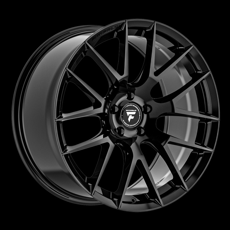 Janta aliaj FONDMETAL FS360 FITTIPALDI GLOSSY BLACK CB74.1 5/120 20X10 ET37
