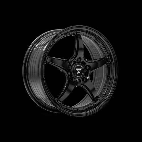 Janta aliaj FONDMETAL FS367 FITTIPALDI GLOSSY BLACK CB73.1 5/114.3 17X8 ET35