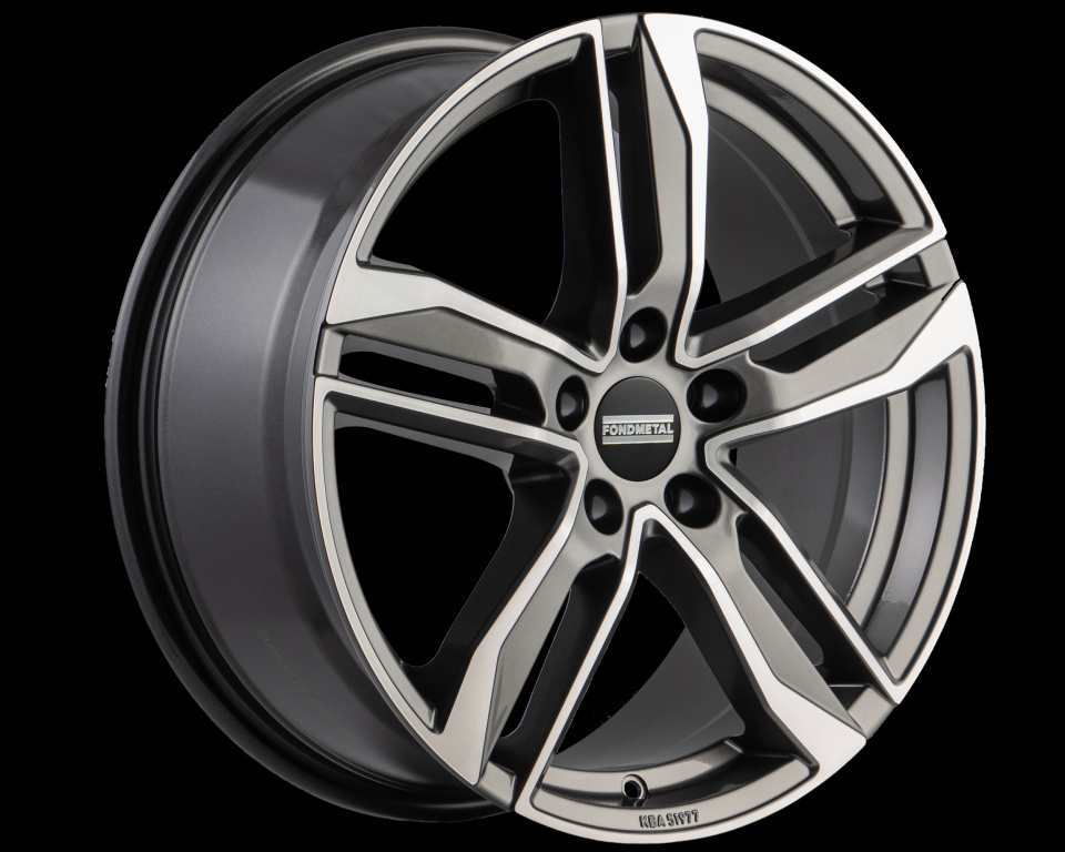 Janta aliaj FONDMETAL HEXIS (FMI01) 8x18 5x112 ET29 GLOSSY TITANIUM MACHINED