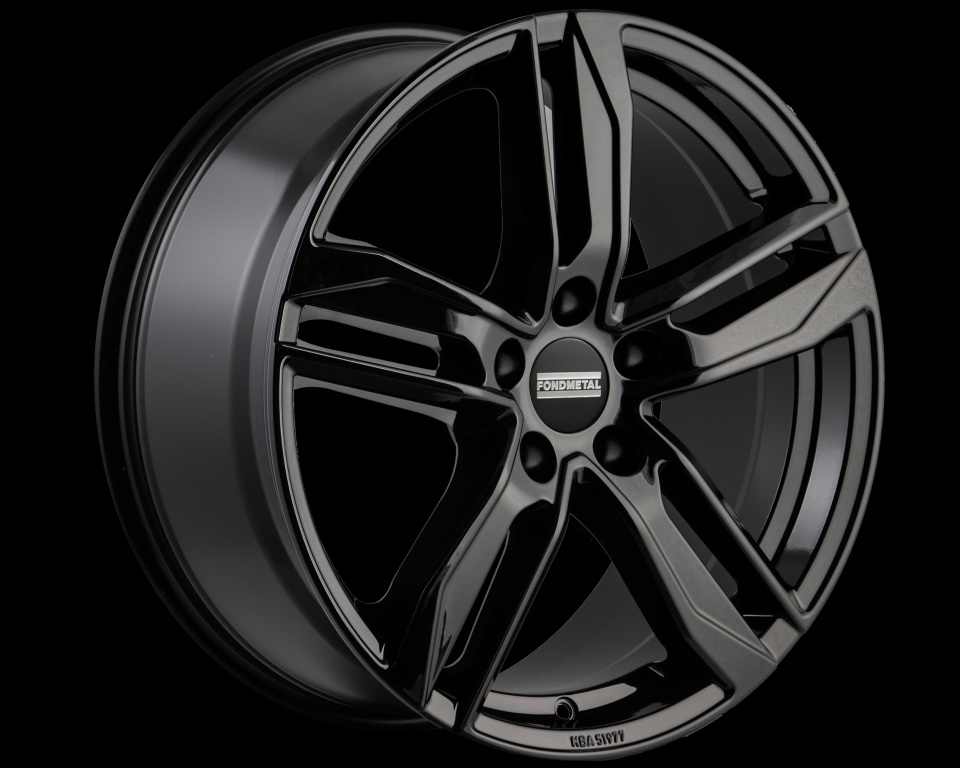 Janta aliaj FONDMETAL HEXIS (FMI01) GLOSSY BLACK CB66.5 5/112 18X8 ET29