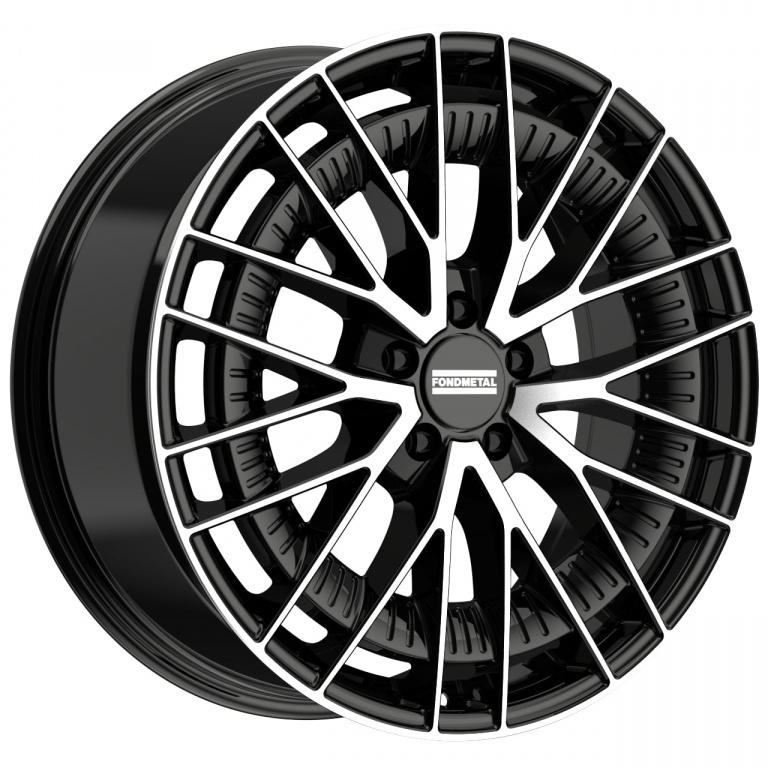 Janta aliaj FONDMETAL KARI (FMI12) 10x21 5x112 ET46 GLOSSY BLACK MACHINED