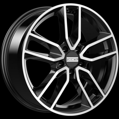 Janta aliaj FONDMETAL KOROS (FMI06) 7x17 5x114.3 ET40 GLOSSY BLACK MACHINED