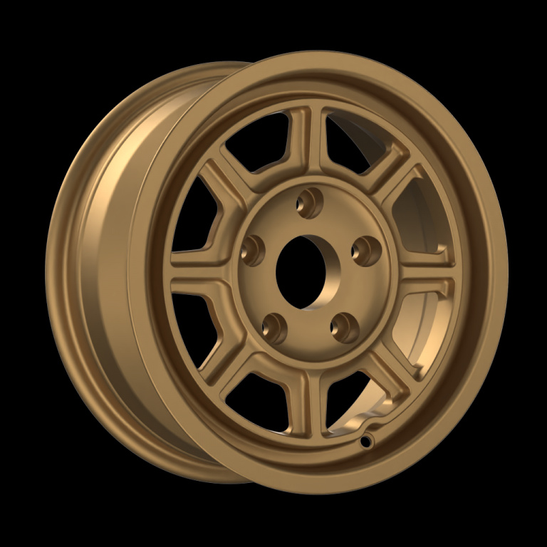 Janta aliaj FONDMETAL PAG15 MATT GOLD CB71.6 4/130 15X6 ET36