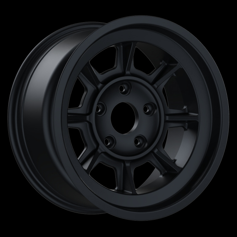 Janta aliaj FONDMETAL PAG16 SOFT MATT BLACK CB71.6 5/130 16X9 ET0