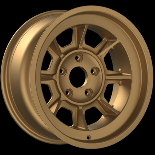 Janta aliaj FONDMETAL PAG17 MATT GOLD CB71.6 5/130 17X9 ET15