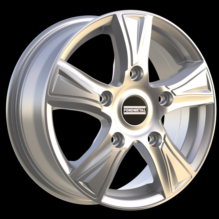 Janta aliaj FONDMETAL PRO1 (8500) GLOSSY SILVER CB71.1 5/118 16X6.5 ET60
