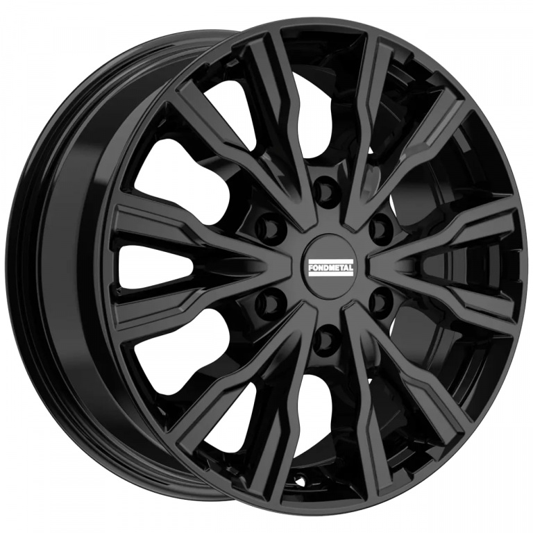 Janta aliaj FONDMETAL PRO2 (8600) GLOSSY BLACK CB84.1 6/130 17X7 ET50