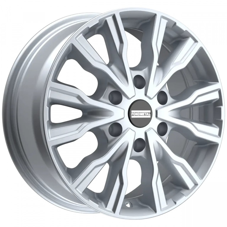 Janta aliaj FONDMETAL PRO2 (8600) GLOSSY SILVER CB84.1 6/130 17X7 ET50