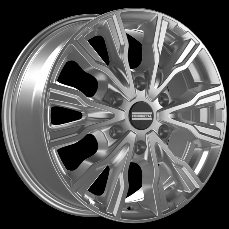 Janta aliaj FONDMETAL PRO2 (8600) GLOSSY SILVER CB74.5 6/120 16X6.5 ET50