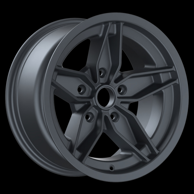 Janta aliaj FONDMETAL STR16 MATT TITANIUM CB71.6 5/130 16X7 ET23.3