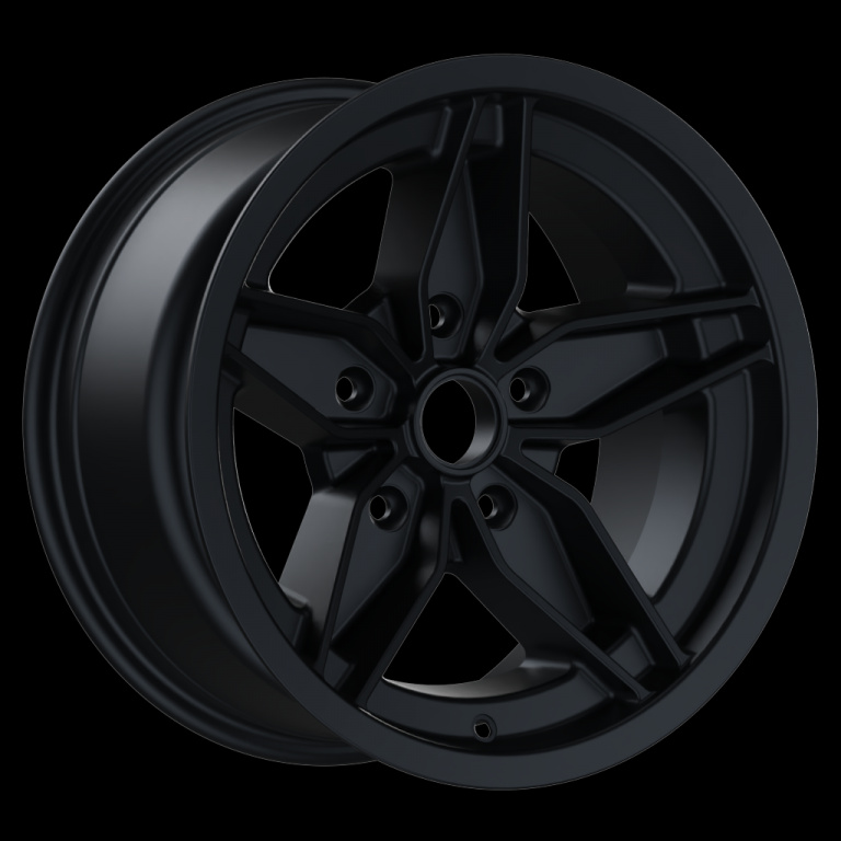 Janta aliaj FONDMETAL STR16 SOFT MATT BLACK CB58.1 5/108 16X7 ET10.4