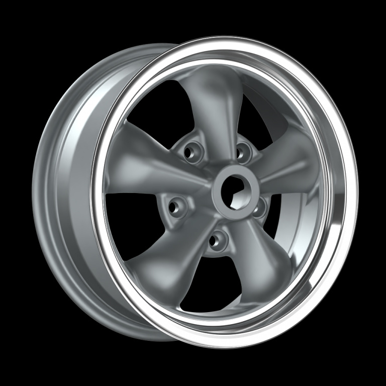 Janta aliaj FONDMETAL TT01 5.5x15 5x130 ET36 MATT CLEARCOAT 20 GLOSS MACHINED