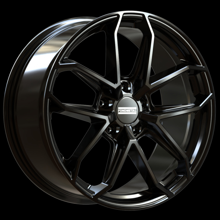 Janta aliaj FONDMETAL ZELOS (FMI15) GLOSSY BLACK CB63.4 5/108 20X8.5 ET38