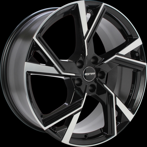 Janta aliaj GMP ANGEL BLACK POLISHED CB66.5 5/112 21X9.5 ET36