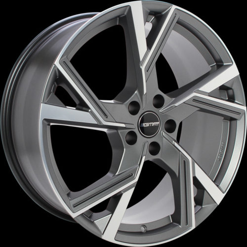 Janta aliaj GMP ANGEL Matt Anthracite Polished CB66.5 5/112 22X10 ET26