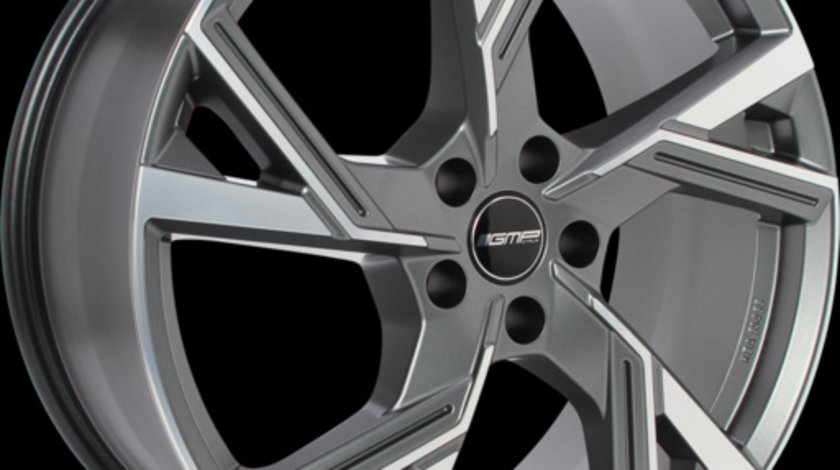 Janta aliaj GMP ANGEL Matt Anthracite Polished CB57.1 5/112 20X8.5 ET35