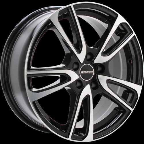 Janta aliaj GMP ASTRAL BLACK POLISHED CB57.1 5/100 17X7 ET43