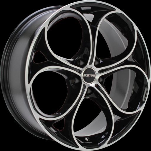 Janta aliaj GMP DRAKE BLACK POLISHED CB65.1 5/110 19X8 ET33
