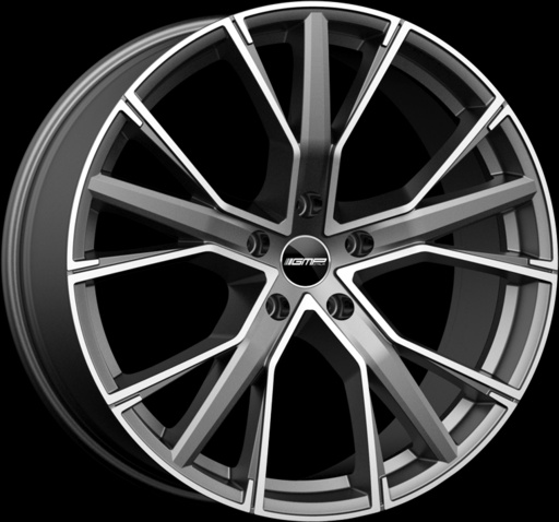 Janta aliaj GMP GUNNER 8.5x19 5x112 ET35 CB57.1 Matt anthracite polished