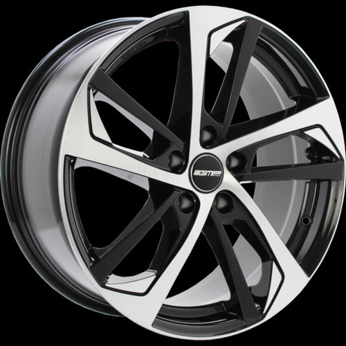 Janta aliaj GMP KATANA BLACK POLISHED CB67.1 5/114,3 18X8 ET48
