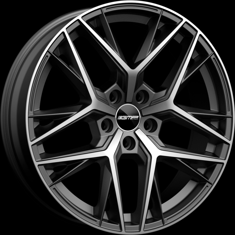 Janta aliaj GMP LUNICA 7.5x18 5x100 ET38 CB57.1 Matt anthracite polished