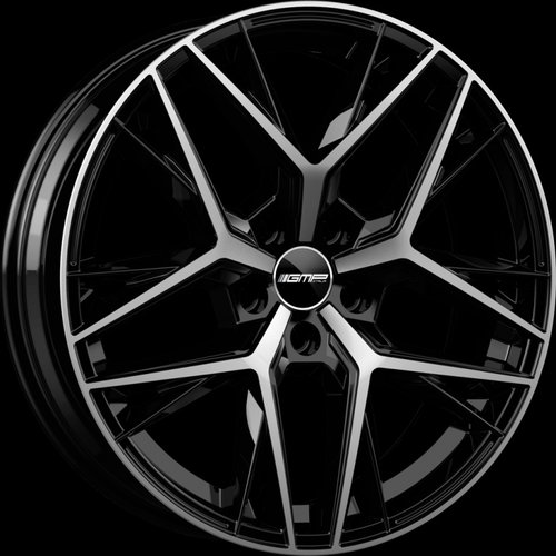Janta aliaj GMP LUNICA 8.5x20 5x108 ET42 CB73.1 Black polished