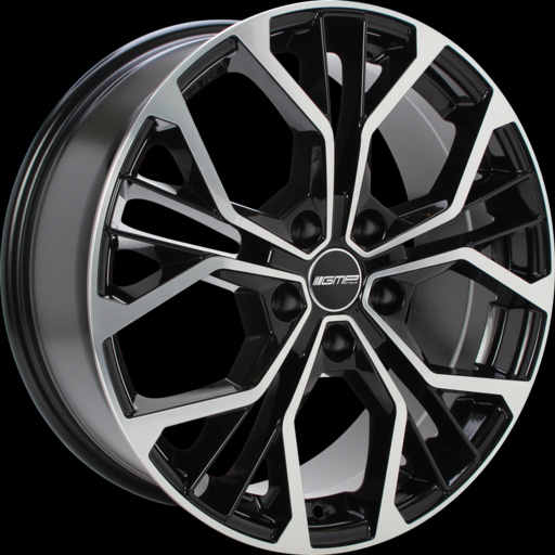 Janta aliaj GMP MATISSE BLACK POLISHED CB67.1 5/114,3 17X7 ET43.5