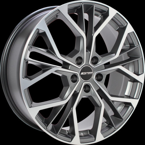 Janta aliaj GMP MATISSE Matt Anthracite Polished CB66.5 5/112 19X7.5 ET43