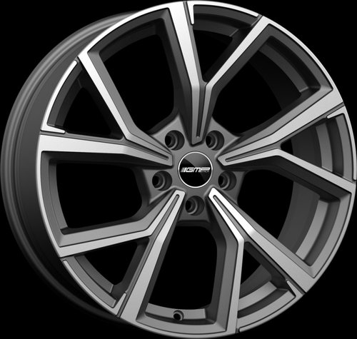 Janta aliaj GMP MENTOR Matt Anthracite Polished CB57.1 5/112 17X7 ET35