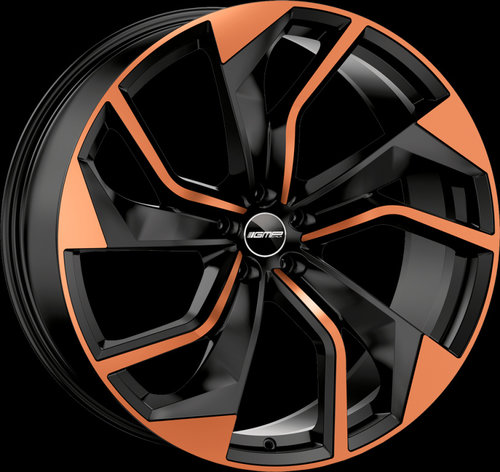 Janta aliaj GMP REBEL 8.5x21 5x112 ET30 CB66.5 Satin black with bronze face