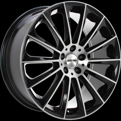 Janta aliaj GMP STELLAR 10x22 5x130 ET35 CB84.1 Black polished