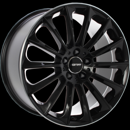 Janta aliaj GMP STELLAR 7.5x17 5x112 ET35 CB66.6 Black with polished lip