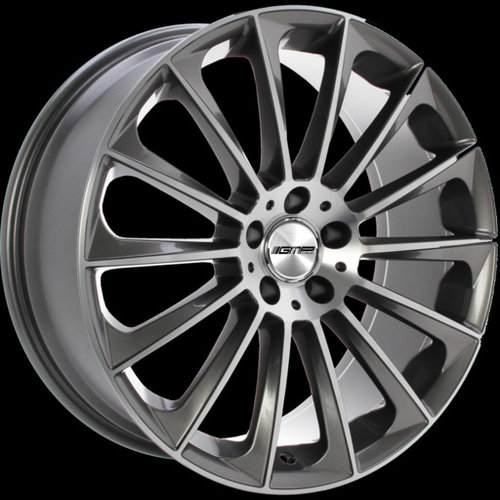Janta aliaj GMP STELLAR ANTHRACITE POLISHED CB66.6 5/112 21X9 ET35