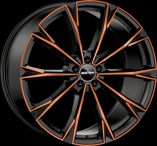 Janta aliaj GMP TOTALE 10x22 5x112 ET18 CB66.5 Satin black with bronze face