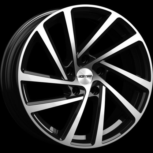 Janta aliaj GMP WONDER BLACK POLISHED CB57.1 5/100 17X7 ET43