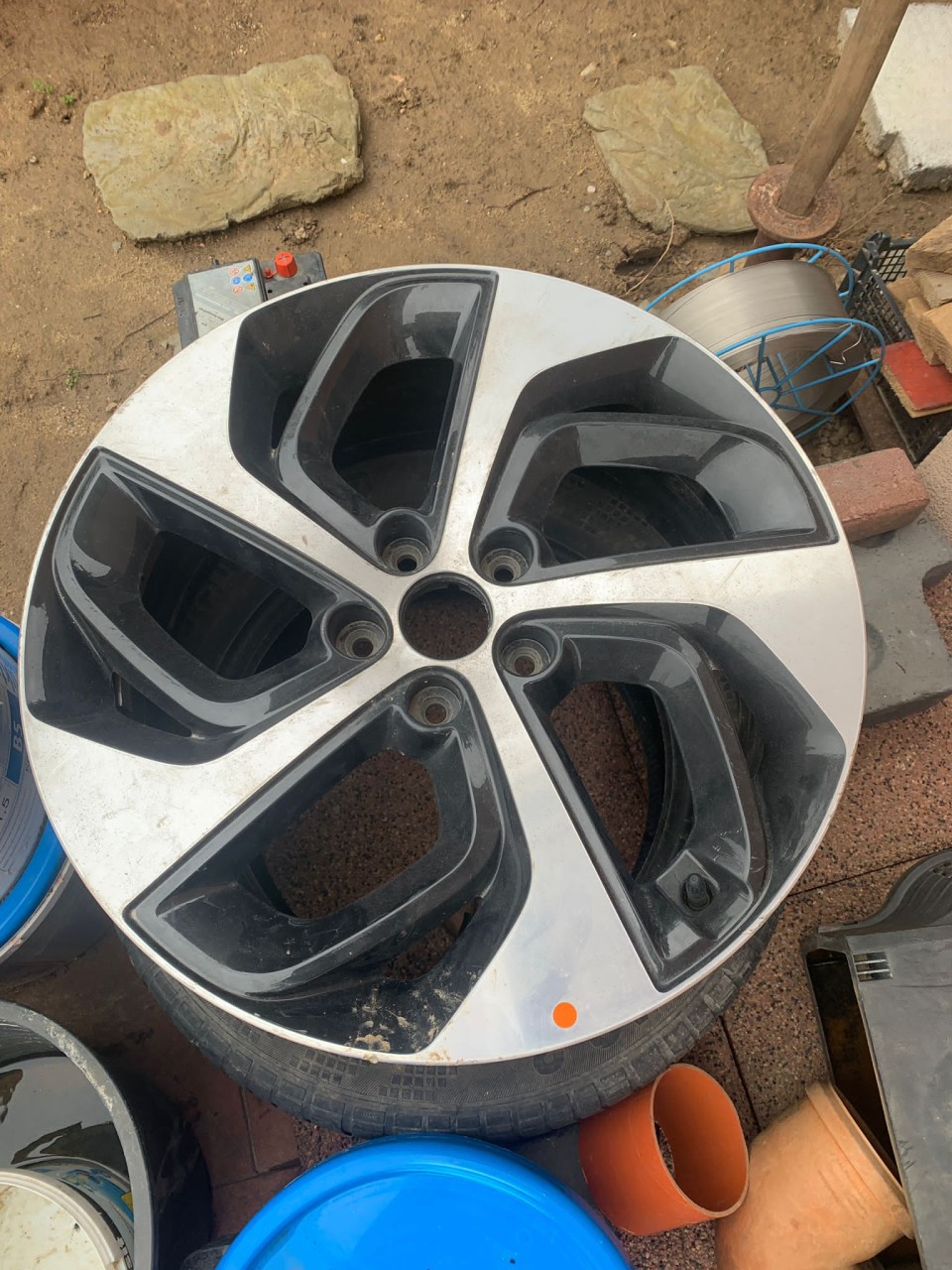 janta aliaj hyundai tucson 7.5J x 19 ET53  2016 2018 Cod piesa 52910-D7460